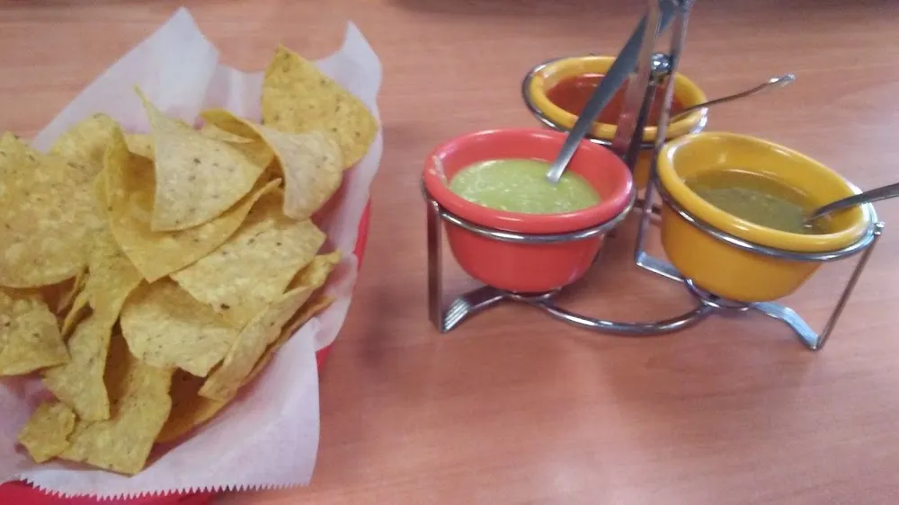 Free Chips and 3 Salsa Varieties